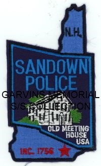 NEW HAMPSHIRE,SANDOWN POLICE 1